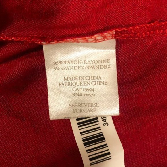 ***SOLD*** Red Summer Casual Flowy Sleeveless Short Dress with Pockets - Picture 6 of 6